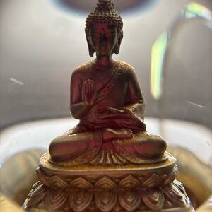 Buddha Statue - Gold and Brown